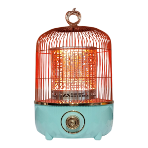 Small Fast Heating Office Electric Heater Bird Cage Style Foot Warmer Energy Saving Mini Sun Warmth Far Infrared Heating
