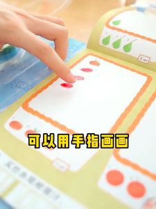 Mideer finger paint kit Bộ màu vẽ bằng tay đầy đủ tranh tô màu vẽ khuôn dấu 3 cấp độ nhiều chủ đề bé sáng tạo từ 2 tuổi