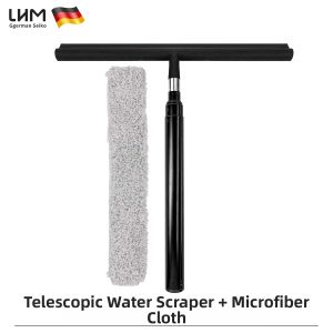 LHM | Multipurpose Magic Broom for Bathroom and Floor Cleaning with Long Handle and Silicone