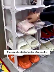 9 Layer DIY Shoe Rack Organizer Shoe Cabinet Stackable Shoes Storage Space Saving 2/3/4/5/6/7/8 Layers