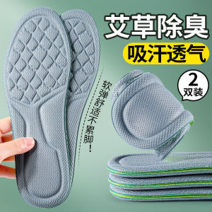 Antibacterial Deodorizing Shoe Inserts Mens Sweat Absorbent Breathable Nano Deodorant Fragrant Type for Sweaty Feet