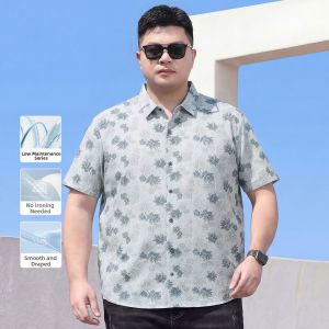 ZATUWOF | Plus-Size Loose Flower Shirt