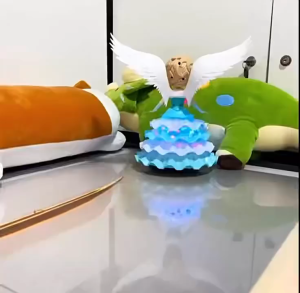 Childrens electric winged princess/dancing princess/princess toy with lights and music/baby gift