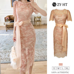 ZYHT ชุดเดรสทำงานของผู้หญิงชุดเดรสวันหยุดชุดเดรสเกาหลีชุดราตรีเข้าร่วมงานชุดเดรสสุดหรู Gaun Modis ชุดเดรสปาร์ตี้ชุดแต่งงาน20350