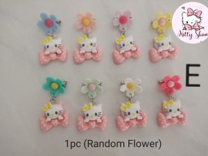1pc Brooch Juntai Hello Kitty HK KT Flower Pin Tudung Kerongsang Sanrio Cartoon Bunga Chin Dagu