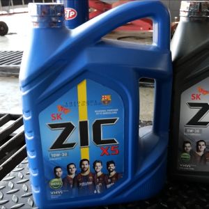น้ํามันเครื่อง สังเคราะห์แท้ ZIC X7 5W30 ขนาด 4 L สําหรับ รถยนต์ เบนซิน เท่านั้น (MPV SUV และ PPV)