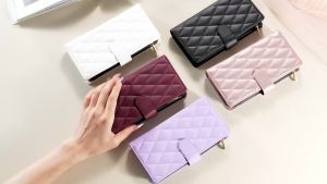 szhaiyu | For Samsung Galaxy Z Fold 8 Ultra Z Fold 8 7 6 5 4 Crossbody Leather Case With Zipper Cards Solt Wallet Bag Shockproof Cover