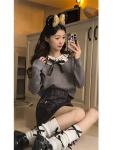 Early Autumn Season Womens Sweet Gentle Dress Korean Drama Wear French Rich Gold Classic Style Preppy Style Suit Skirt