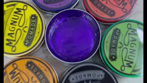 Magnum Pomade Hair Wax Styling Gel - Bau Wangi Strong Hold Water Base - Rapi, Kemas, and Harum - Ideal for Vintage, Pompadour, Slickback Haircuts - Easy to Wash Off - 50ml