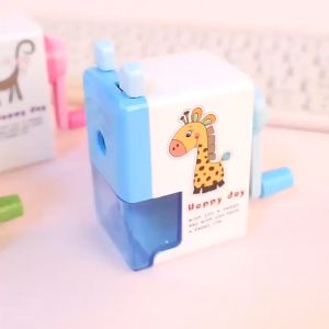 Serutan Rautan Meja Putar Mini Pensil Lucu Imut Pencil Sharpener Gambar Hewan