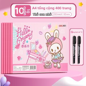 deli | Vở Vẽ Hình A4 Cho Trẻ Em