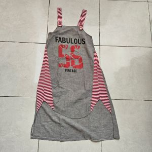 overall dress anak perempuan 5 6 7 thn santai