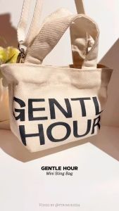 Gentle Hour Mini Sling Bag | Tas Canvas Slempang Wanita