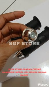 HANDGRIP KARET GAS MODEL ORI HONDA PLUS JALU STANG VARIO BEAT SUPRA DLL