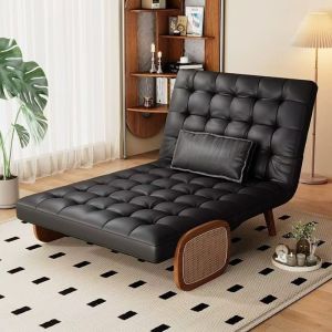MU FENG ZHI NAN | Convertible Sofa Bed Multi-functional Sofa Solid Wood