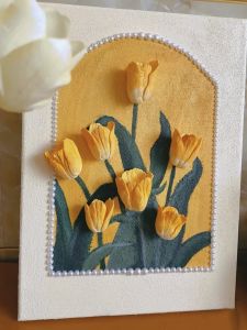 Hand-Painted 3D Texture Digital Oil Painting Materials DIY Stacked Relieve Stress Modern Minimalist Plant Floral Home Decor