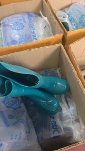 รองเท้าบูทยาวรุ่น3900 12 นิ้ว สีดำ* สีเขียว* สีฟ้า* ผลิต PVC คุณภาพดี กันน้ำ กันลื่น ทนทาน