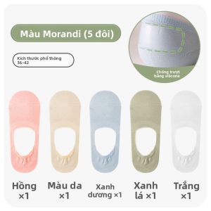 Tất thuyền MiiOW cho nữ làm bằng vải mỏng dùng một lần không cần giặt