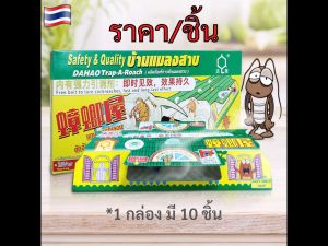 1 หลัง สั่ง 3 หลัง กาวดักแมลงสาบ ปลอดภัย รูปทรง บ้าน สำเร็จรูป เช่น SM657