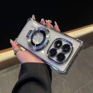 Xiaomi POCO X7 Silicone Case with Lens Film Anti-Fall Airbag Transparent Protective Cover for Men And Women International Version