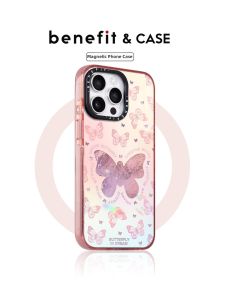 Magnetic Drop-resistant Phone Case with Hollow Butterfly Pattern Iphone