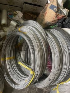 1 kg - Thép trắng không rỉ cứng làm lưỡi câu lồng chim lò xo nhiều kích thước Fiman
