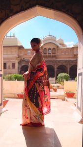 [Pre Order] 1 Minute Ready To Wear / Normal Heavy Modal Silk Saree ~ Delivery Lead Time : 10 days