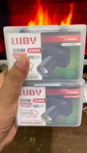 Luby Senter Kepala Zoom L 2905 NL 2906 NL Headlamp Zoom Super Terang Original 50 Watt - SC