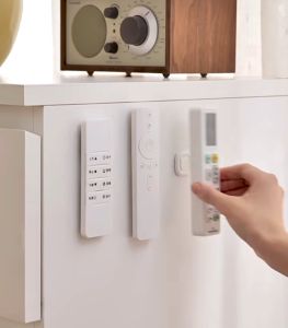 DXL 3Pcs Remote Control Magnetic Sticker: TV Air Conditioner Remote Control Storage Wall-mounted Suction Magnetic Hook