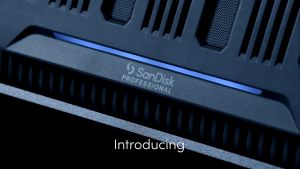 SanDisk Professional 0TB PRO-Blade Station - Powerful 4-Bay PRO-Blade SSD Mag Enclosure Thunderbolt 3 and USB-C Up to 3000MB/s Read - SDPM34F-0000-GBABD