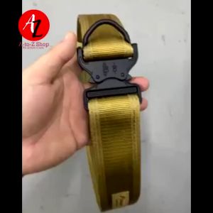 RAGON ASIAON Y-126 Model 2\" Tactical Quick Release Buckle Heavy Duty Belt Velcro Rig Nylon Belt Makapal