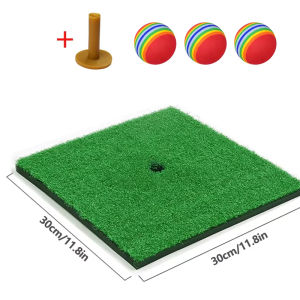 PGM | Tấm Thảm Tập Đánh Golf Di Động Có Lỗ Tee Cỏ Nhân Tạo Dùng Cho Sân Sau Nhà Để Xe Luyện Tập Swing & Kỹ Thuật Chip.