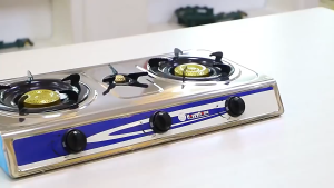 XTEN Stainless Steel Gas Stove Energy Saving Gas Stove 3 Burner Portable Single Burner Gas Stove Desktop Cooking Stove