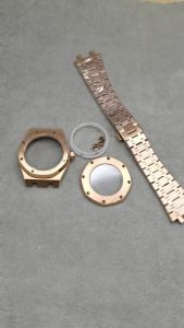 41mm High Quality Stainless Steel Watch Case with Sapphire Glass for NH35 NH36 4R36 Movements Watch Case with Strap Replacement