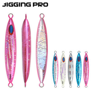 JIGGINGPRO Slow Sinking Metal Jig 300g 400g Saltwater Deepsea Fishing Lure Large Gram Weight Lure Tuna Artificial Bait