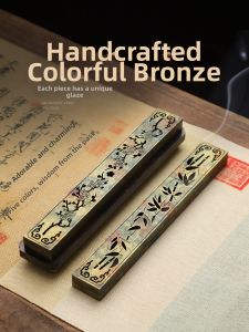 Handcrafted Colored Copper Scented Incense Burner