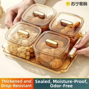 Elegant High-End Fruit Tray Premium Quality Living Room Home Use Candy Nut Storage Box Beautiful Design Nordic Style Plastic