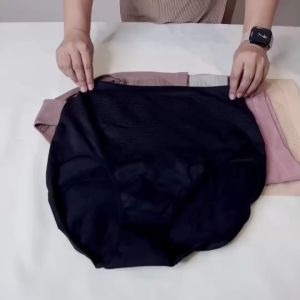 👙❤️ Bradeni L-3XL ❤️👙 กางเกงในผู้หญิงไซส์ใหญ่ ผ้าทอ เน้นเก็บพุง