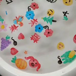 12 Colors Floating Pen with Spoon Kids Puzzle Educational Painting Toys Water Painting Pen