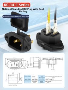 kuicc | GB Standard Screw Mounted 3 Pin Socket 10A 250VAC