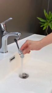 Đầu Nối Vòi Nước INOX Thông Minh Xoay 1080° Khớp nối vòi nước Cho Bồn Rửa Với 2 Chế Độ Phun Nước Tiết kiệm