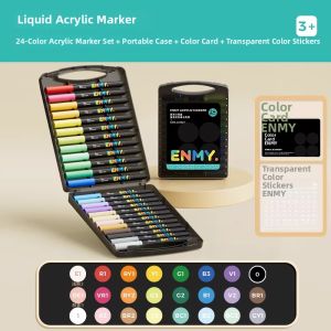 ENMI | Non-bleed Layering Acrylic Marker Colored Pen