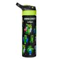 Bình nước giữ nhiệt Minecraft Insulated Stainless Steel Flip Drink Bottle 520Ml. 
