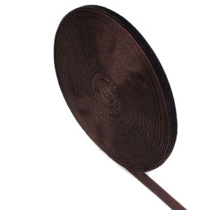 Ruộng Băng Nhung 5-10 Thước Màu Nâu Đậm Một Mặt Phủ Nhung Dùng Cho Thủ Công Tự Làm Đồ Trang Sức Đóng Gói Trang Trí Giáng Sinh