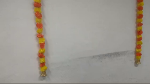 Traditional Handmade Artificial Marigold Flowers Garlands Door Hangings | Toran | Main Door Entrance | Diwali & Festival Decoration (Pack of 1 pc)