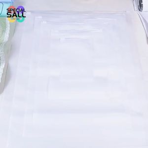 Matte Matte Zipper Transparent Packaging Travel Bag Clothes Socks Pants Storage Rack Portable