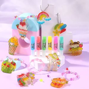 ครอสติสคริสตัลเจล ชุดทําเครื่องประดับ แฟนซี น่ารัก DIY Crystal Gel Painting 5D