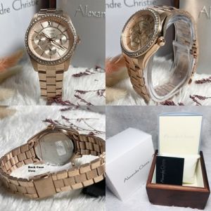 Jam Tangan Wanita Alexandre Christie AC 2827: Desain Stainless Steel & Garansi Resmi