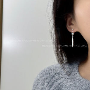 Long Pearl Earrings Womens Fashionable Versatile Sea Star Collection Bamboo Color Elegant Daily Matchmaking Ear Jewelry
