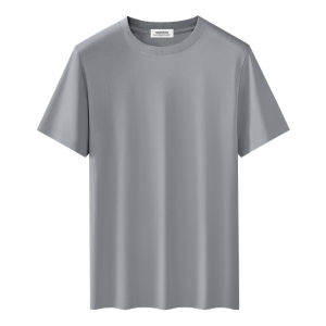 miiow | Cat Person Seamless Modal Short Sleeve Mens T-Shirt Casual Breathable Cool Feeling Half Sleeve Top Summer New Arrival